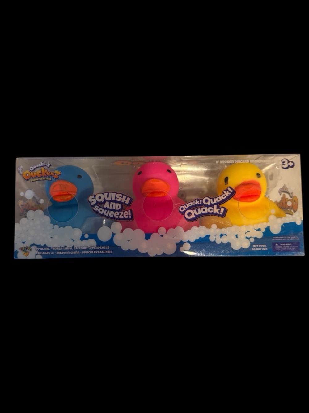 QUAKEEZ DUCKEEZ - Ty’s Toys - Squishy Ducks - 3 Pack - No Cancels